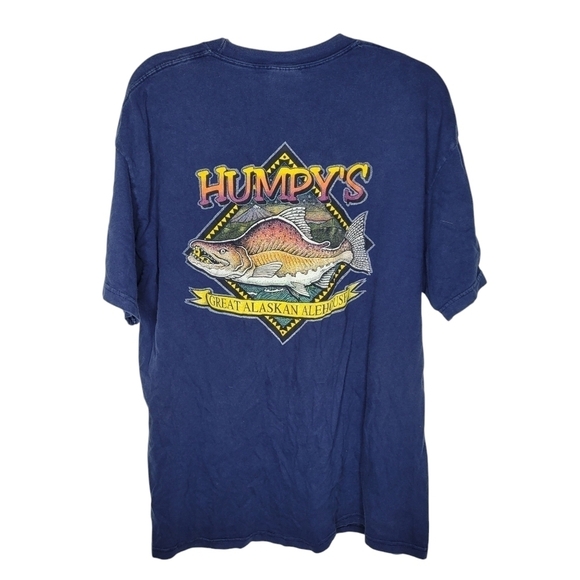 Hanes Other - Vintage 90s Humpy's Greak Alaskan Alehouse Anchorage Alaska T-Shirt Size XL